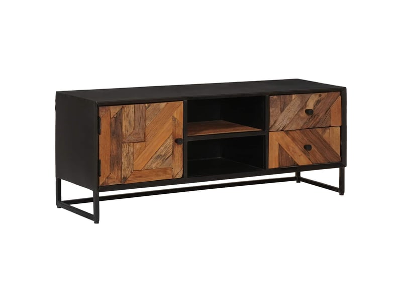  Meuble tv - banc tv - meuble de rangement avec tiroir avec stockage avec porte 105 x 30 x 40 cm  - Conforama D