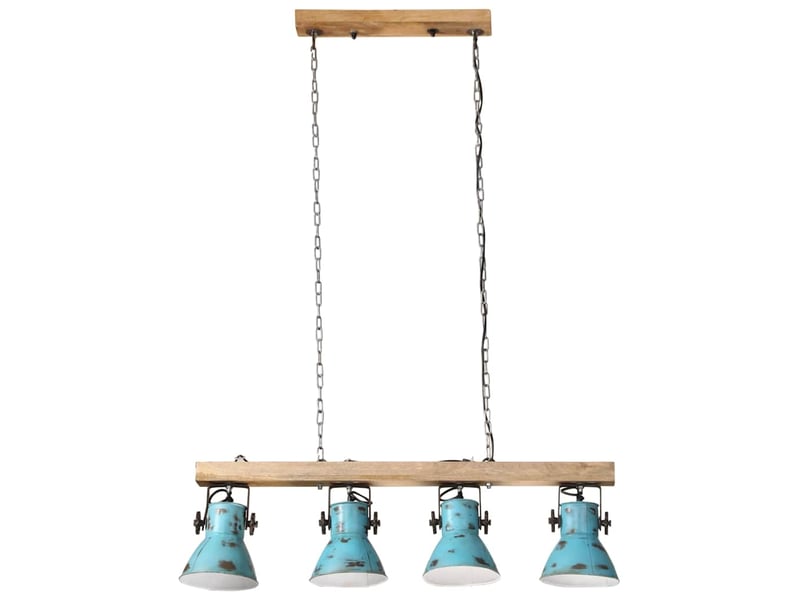  Plafonnier, lampe plafond 25 w bleu délavé 90x24x111 cm e27  - Conforama C