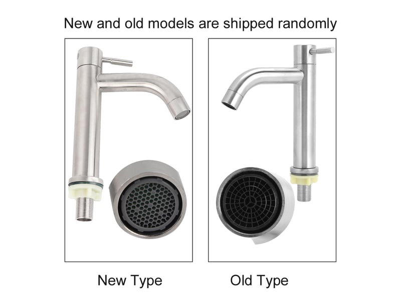  Robinet d'eau froide simple en acier inoxydable, filetage mâle g12 pouces, sous le comptoir  - Conforama B