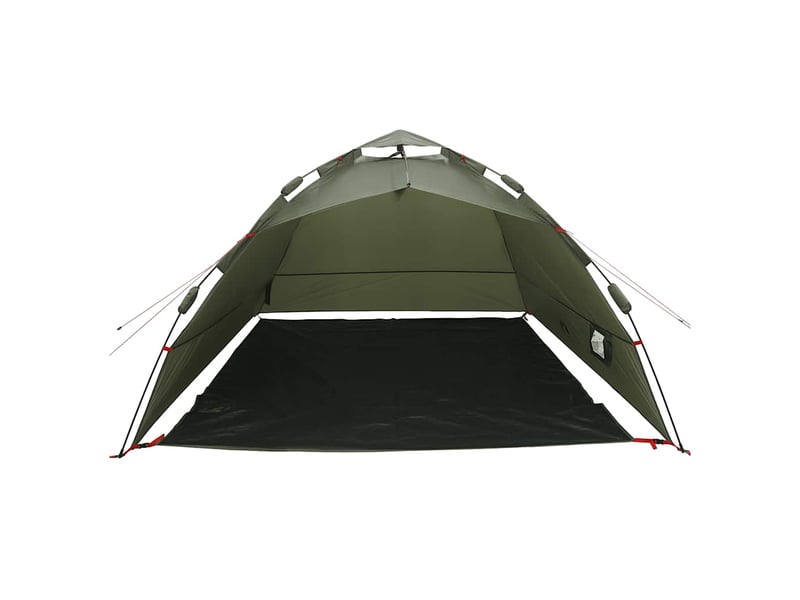  Tente de pêche, tente de camping 4 personnes vert olive libération rapide shl71169  - Conforama C