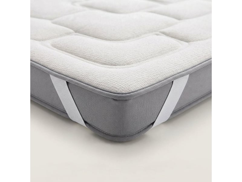  Surmatelas visco luxury gold - visco bluegel 3 cm, tissu stretch et base respirante 8435720054835 - Conforama C