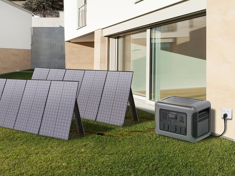  Station électrique portable r2500 v2 1920wh 2500w, batterie lifepo4, recharge solaire mppt, ups, wifi  - Conforama E