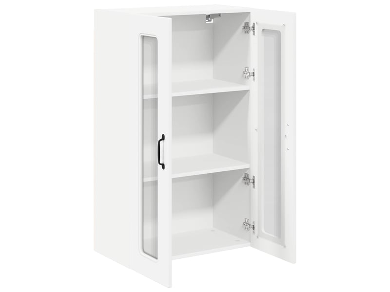 Meuble mural de cuisine | armoire de cuisine blanc 60x31x100cm shl363 - Conforama E
