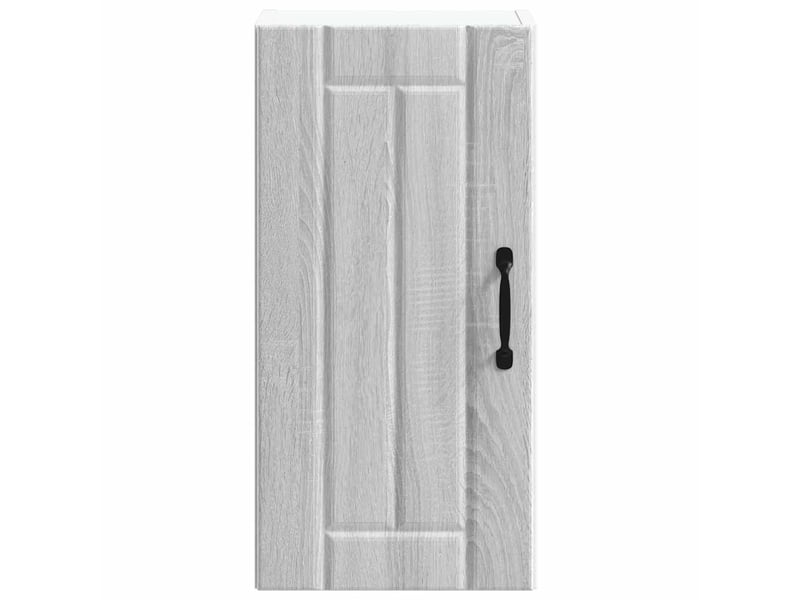 Meuble de rangement, armoire murale de cuisine lucca sonoma gris bois ingénierie shl1199  - Conforama D