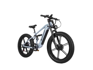 Vélo électrique 26 nathaniel syr09, 2000w double moteur, fat bike, bleu