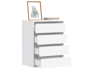 Commode 1 tiroir(s) <strong></strong> <strong></strong> coloris blanc largeur 60 cm
