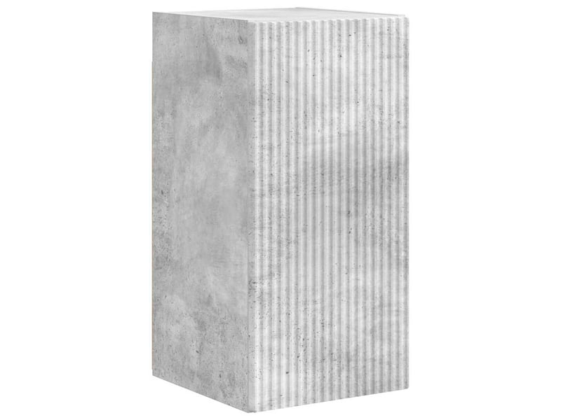  Meuble tv - banc tv - meuble de rangement mural 2 pcs béton bois d'ingénierie  - Conforama E