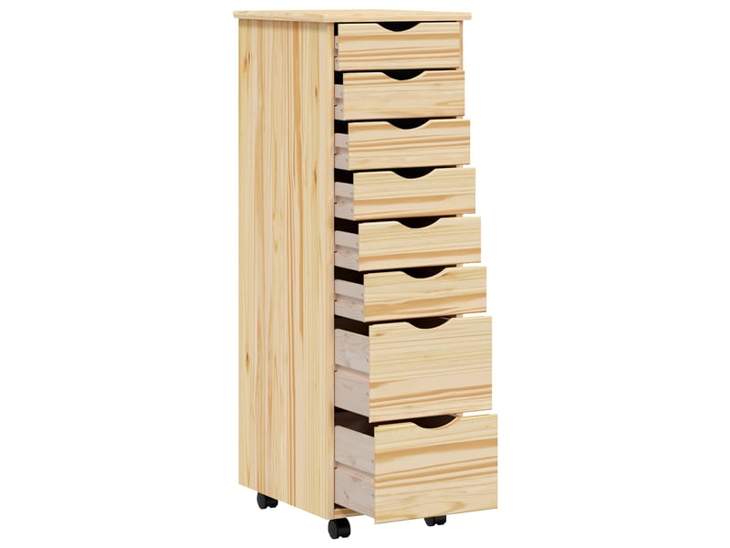  Caisson roulant de bureau avec tiroirs moss 34 x 39 x 103 cm  - Conforama D
