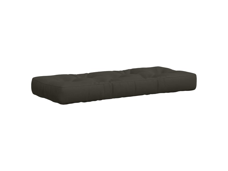  Coussin de siège en palette, coussin d'assise vianen 100 % polyester anthracite cf55867  - Conforama A