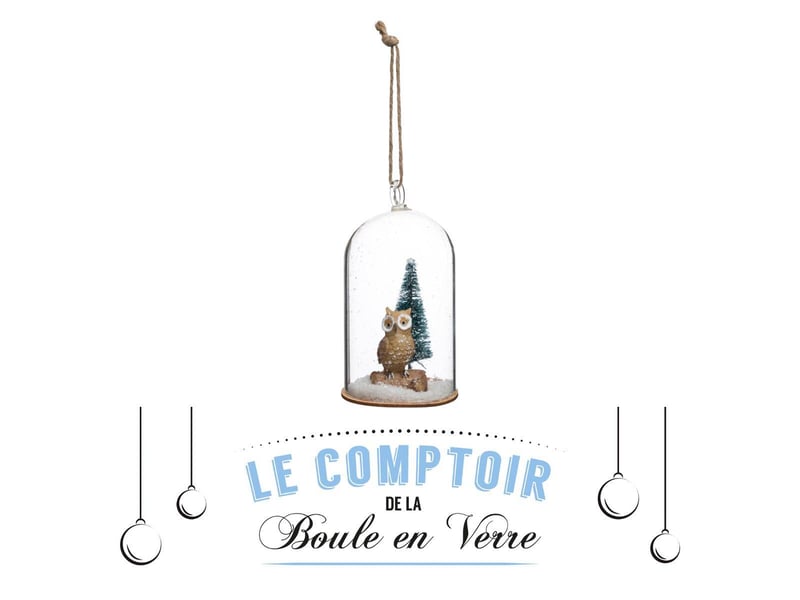  Sujet de noël bocal en verre  - Conforama A