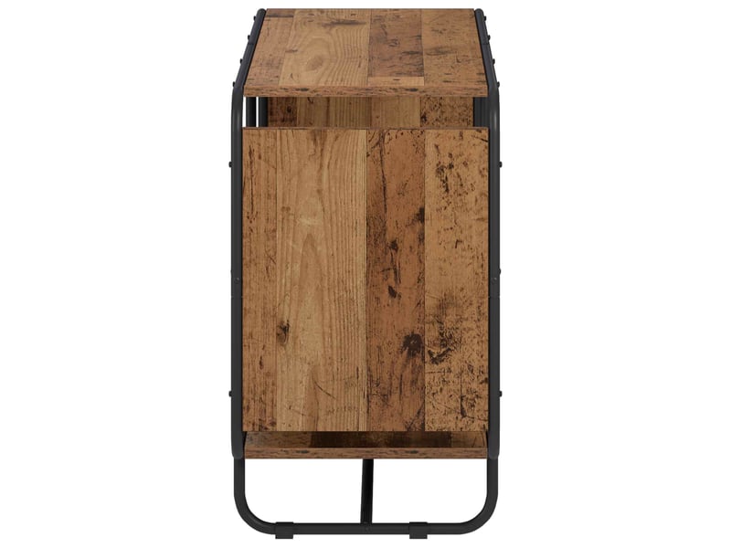  Buffet salon, buffet de rangement bois ancien 93.5x37.5x64.5 cm bois d'ingénierie  - Conforama D