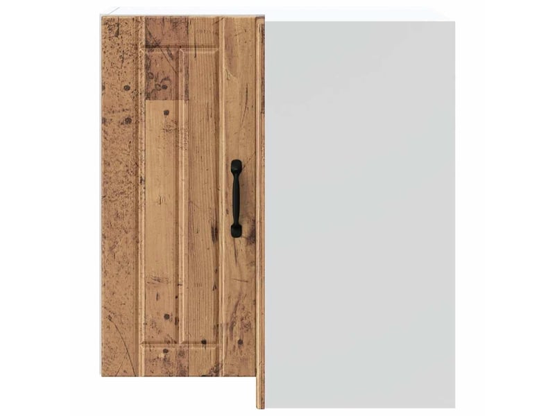 Armoire d'angle murale de cuisine lucca vieux bois - Conforama D