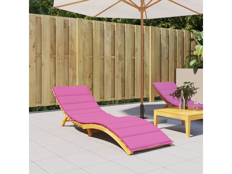  Coussin de transat, coussin pour bain de soleil tissu oxford (100% polyester) rose cf56241  - Conforama B