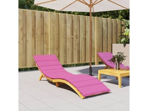 Coussin de transat, coussin pour bain de soleil tissu oxford (100% polyester) rose cf56241