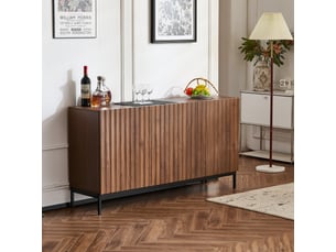 Buffet <strong></strong> <strong></strong> - 150 cm coloris marron