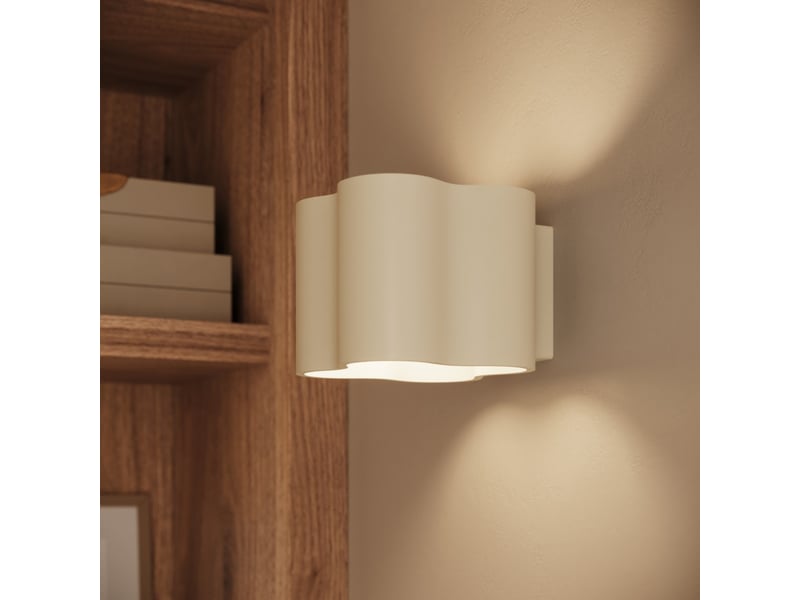  Applique ovio beige g9 aluminium moderne 10x12x14.5cm SL.3315 - Conforama D