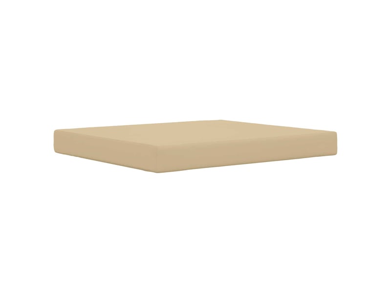 Coussin de canapé d'extérieur, coussin de chaise polyester beige 80 x 68,5 cm cf54025 - Conforama D