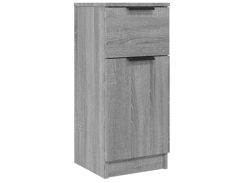  Buffet - bahut - meuble de rangement sonoma gris 30x30x70 cm bois d'ingénierie  - Conforama A