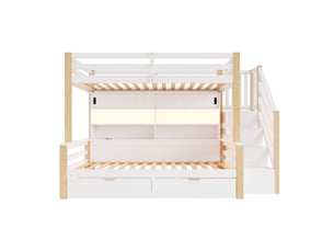 Lit superposé 90x200 cm <strong></strong> <strong>OMNIGLINT TRADING LTD</strong> coloris blanc