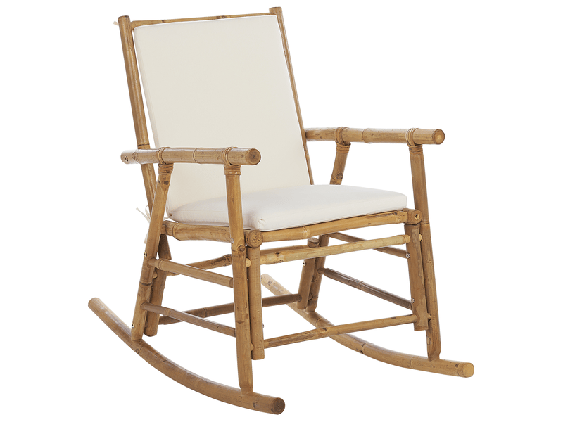  Fauteuil à bascule de jardin frigole bambou marron  - Conforama A
