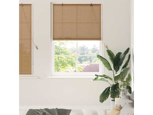 Store enrouleur - rideau enrouleur marron 120 x 160 cm bambou