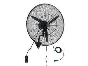 Ventilateur mural industriel 760mm brumatiseur 3 vitesses oscillant pour atelier garage