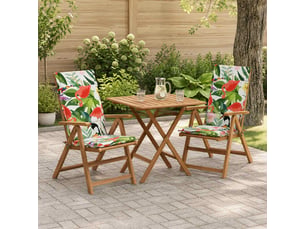 Lot de 2 coussins de chaise à dossier haut gemert cf59257