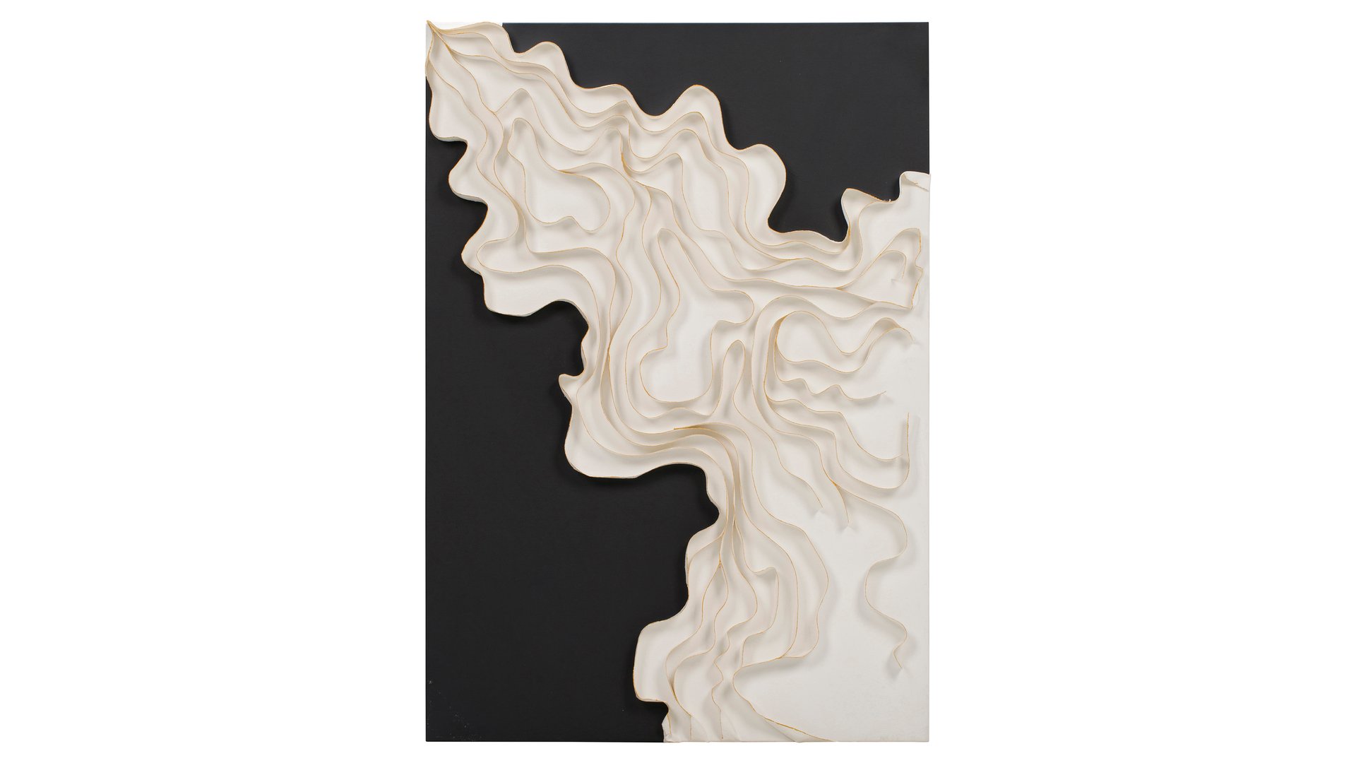 CONFORAMA Toile en relief 100x70 cm CLAIRE