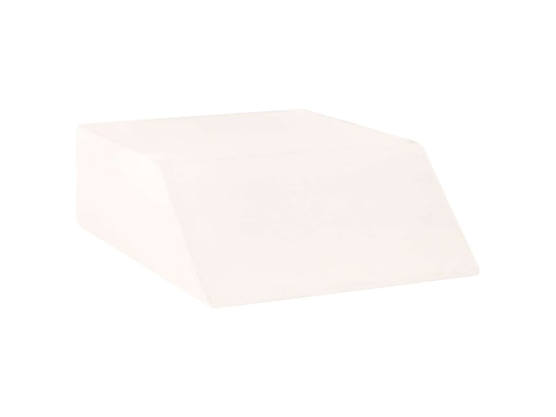  Coussin pour les jambes, oreiller 63 x 52 x 19,5 cm ferme mousse pu blanc cf56582  - Conforama A