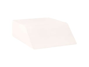 Coussin pour les jambes, oreiller 63 x 52 x 19,5 cm ferme mousse pu blanc cf56582