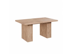 Table extensible pour 6 à 8 personnes avec rangements, 150 à 190 × 90 cm, couleur chêne