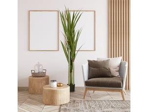 Plante artificielle yucca 17x17x190 cm 39 feuilles vert émeraude