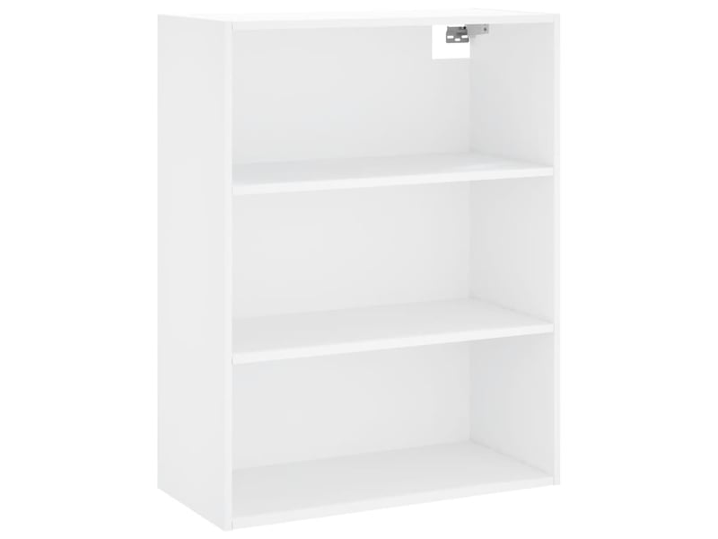  Buffet haut - bahut - meuble de rangement blanc 69,5x34x180 cm bois d'ingénierie  - Conforama D