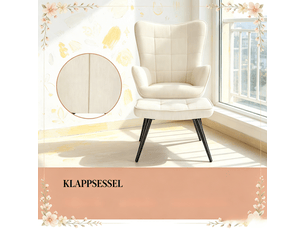 Fauteuil tv avec repose-pieds, ensemble lounge confortable et élégant 2 pièces