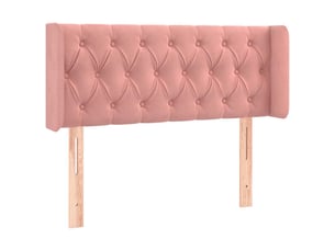 Tete de lit A poser largeur 103 cm rose