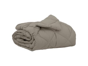 Duvet - couette d'été simple 200 x 140 cm été 200 gsm gris clair