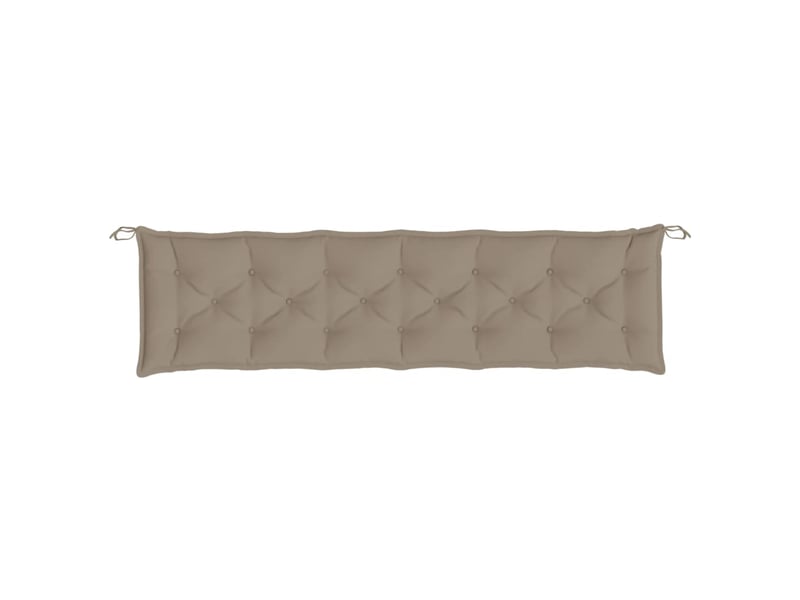  Coussin de banc de jardin, coussin d'assise taupe 200x50x7 cm tissu oxford cf52836  - Conforama D
