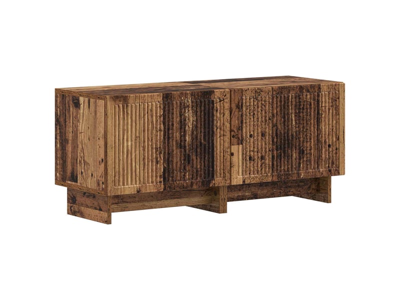  Ensemble de 3 meubles tv led ede bois ancien bois d'ingénierie  - Conforama D