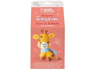 Kit minigurumi crochet - girafe