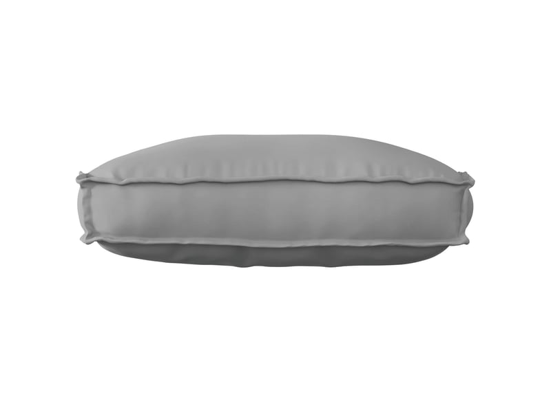  Coussin d'assise, coussin pour chaisecanapé tissu oxford gris 70 x 40 x 12 cm cf56667  - Conforama C
