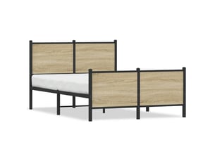 Lit 2 places 120x190cm    coloris marron