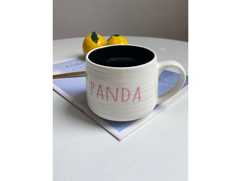  Mug en céramique, panda en relief, 450 ml  - Conforama E