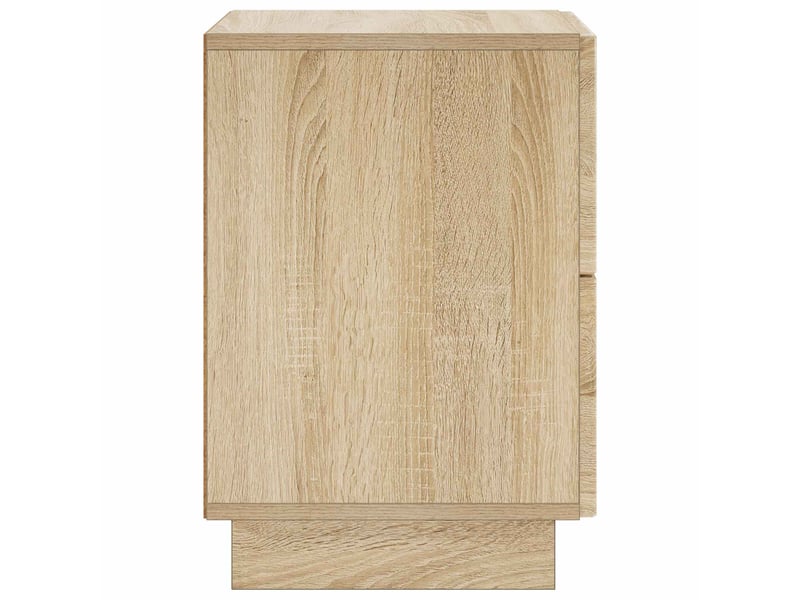  Table de chevet - cabinet de chevet - table de nuit 2 pièces chêne sonoma 33,5 x 34,5 x 50 cm  - Conforama D