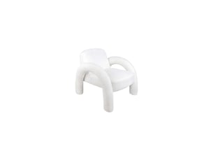 Fauteuil fixe <strong>LEITMOTIV</strong> <strong></strong> Coton / Polyester blanc