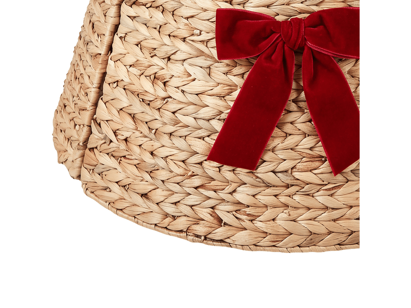  Jupe de sapin de noël humpplia  60 cm rouge  - Conforama D