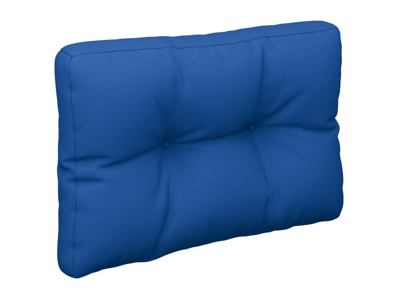  Coussin de palette, coussin de chaise, coussin de canapé bleu royal 50x40x12 cm tissu cf55320  - Conforama D