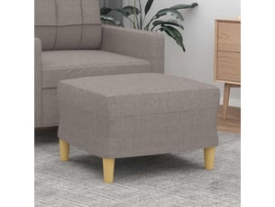 Pouf / repose pied taupe