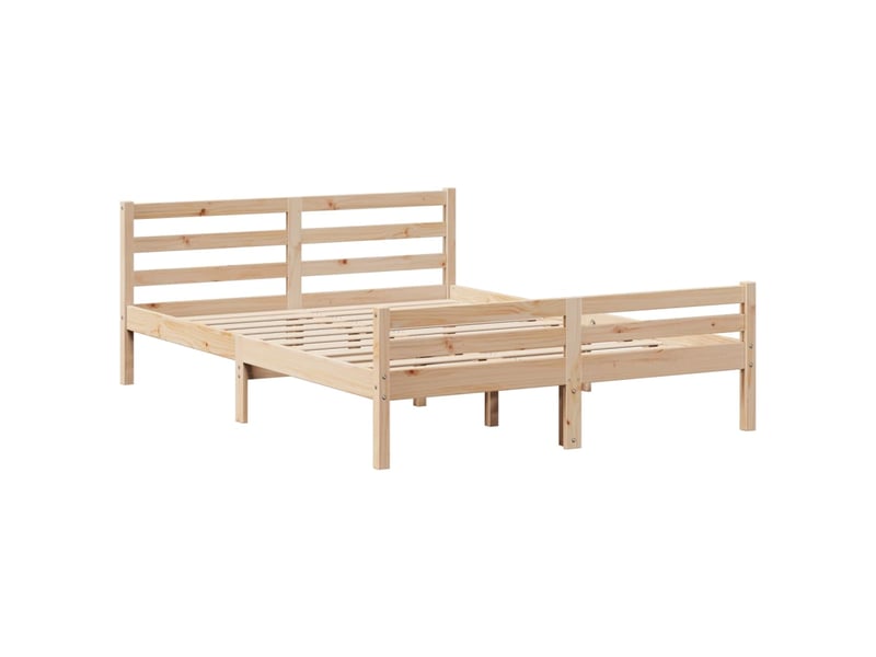  Lit double- lit adulte -  cadre de lit avec tête de lit sans matelas 150x200 cm  - Conforama D
