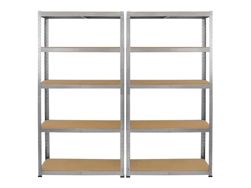  Monster racking - 2 rayonnages galwix en acier sans boulons gris 90cm x 30cm x 180cm 10710 - Conforama B