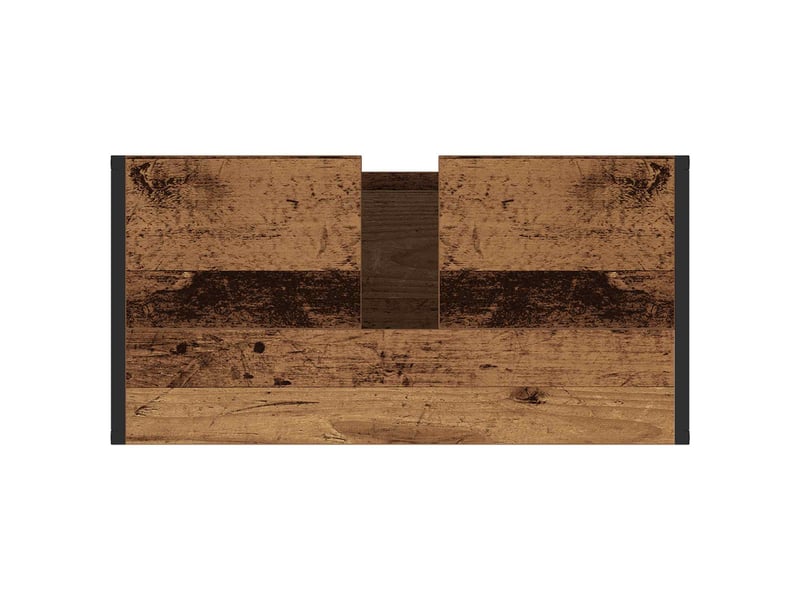 Ensemble de mobilier de salle de bain 4 pièces bois ancien cf64543 - Conforama E